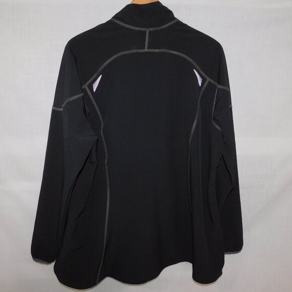 Eddie Bauer Womens 2XL Black Light soft Shell water resistant wind jacket - Picture 11 of 14